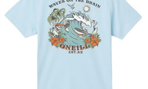 O'neill Kids' Surf Cats Graphic T-shirt In Blue