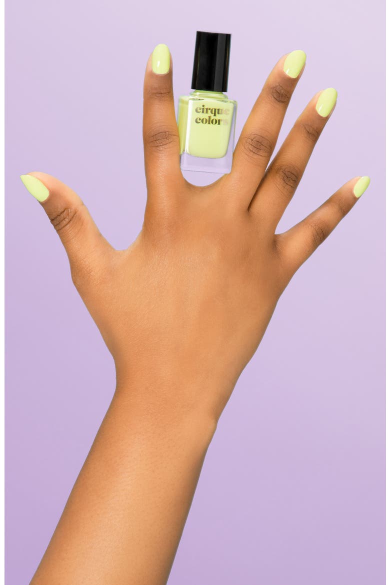 Creme Duo A Fiori & Trompe l'Oeil Nail Polish, Alternate, color, PURPLE/ GREEN