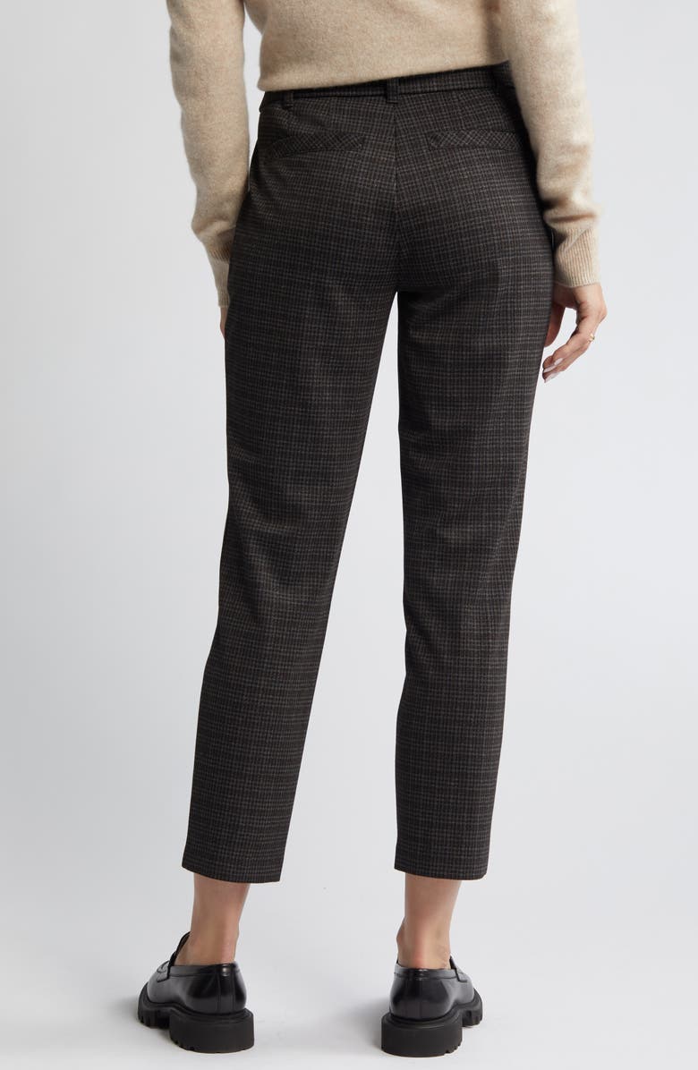 Wit & Wisdom 'Ab'Solution Houndstooth High Waist Ankle Straight Leg Pants, Alternate, color, 