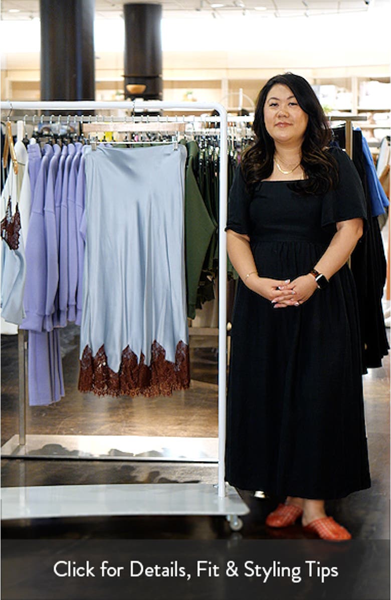 Carolina Lace Trim Silk Pajamas, sales video thumbnail