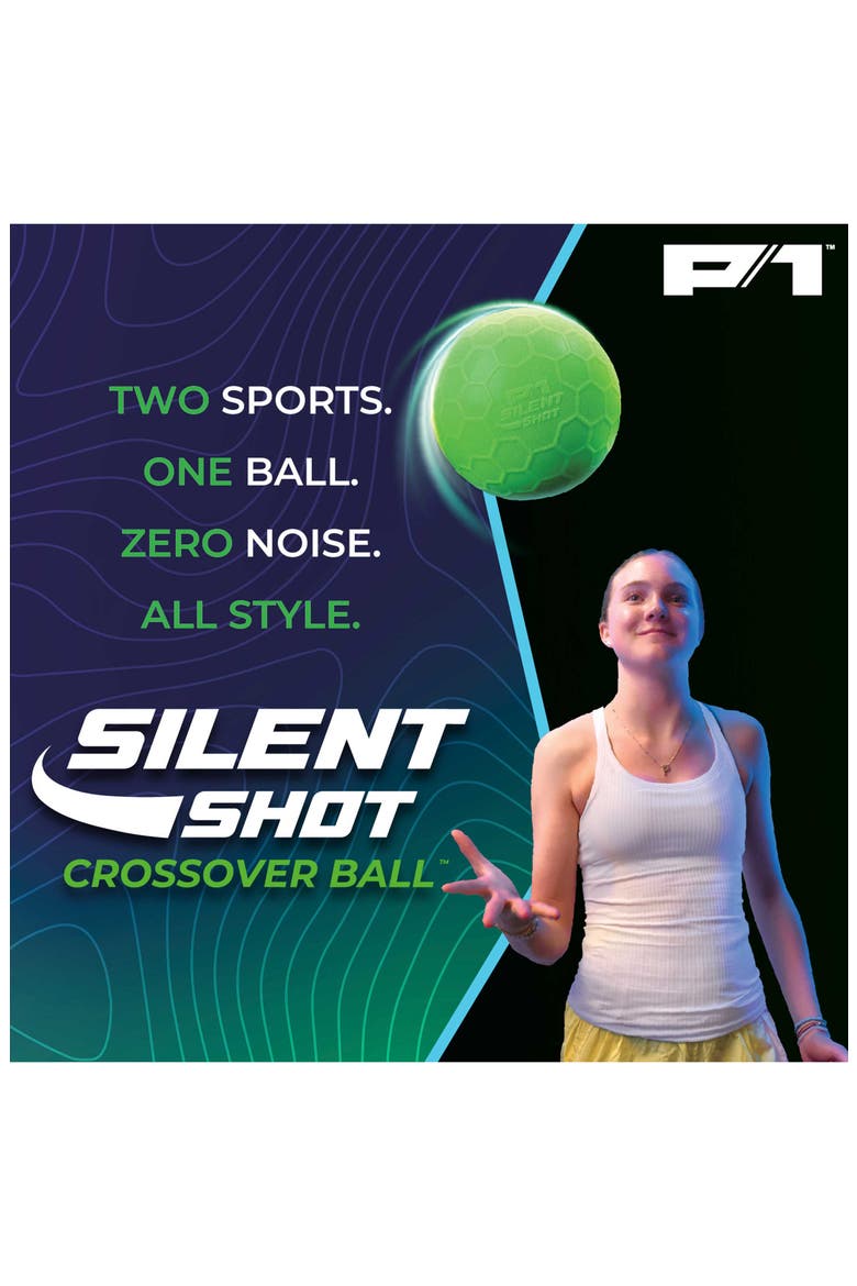 Silent Shot Crossover Ball, Alternate, color, GREEN