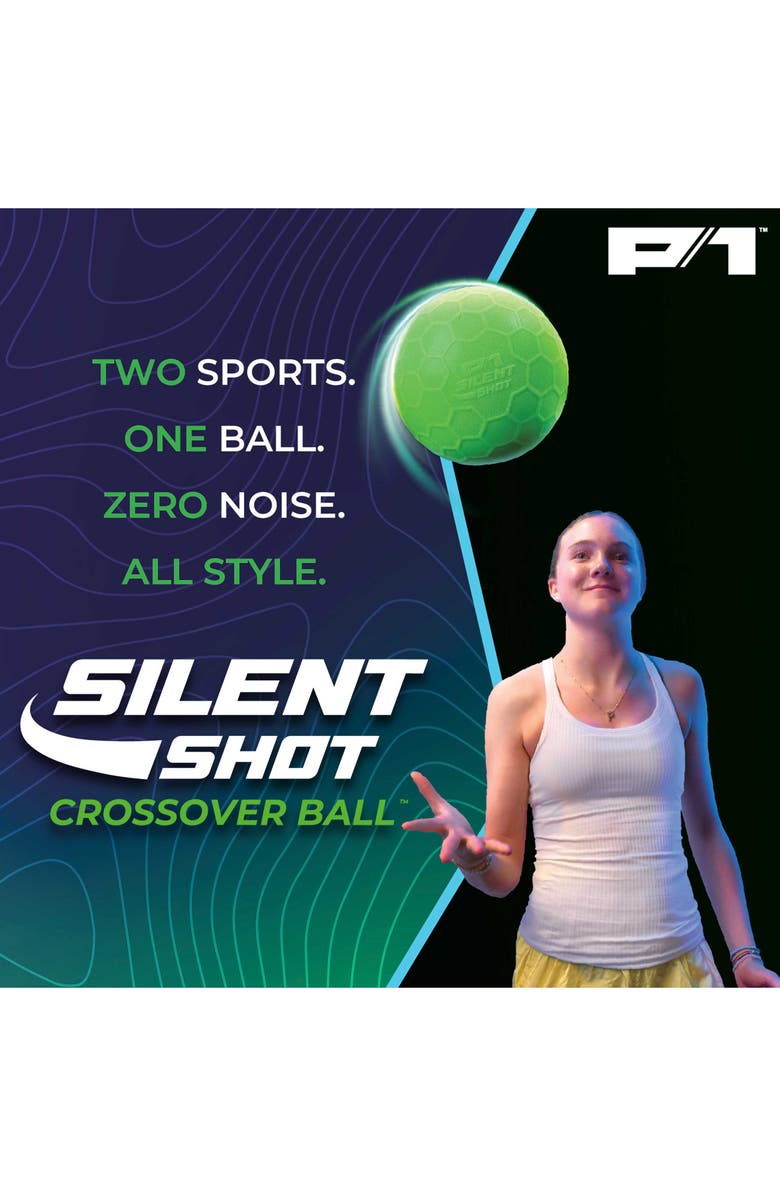 Hape Silent Shot Crossover Ball, Alternate, color, Green
