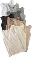 BUTTERBLU Malone Assorted 10-Pack Organic Cotton Muscle Tees
