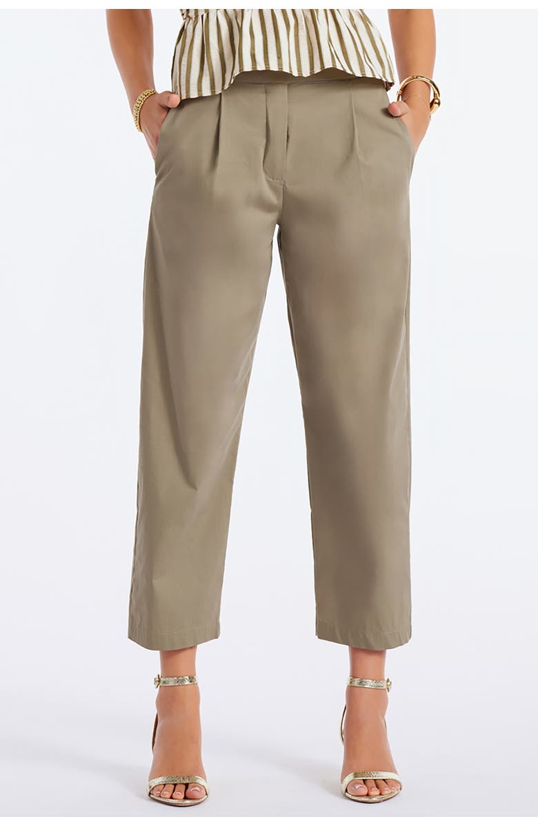 Bishop + Young Bradly Poplin Pant, Main, color, Olive