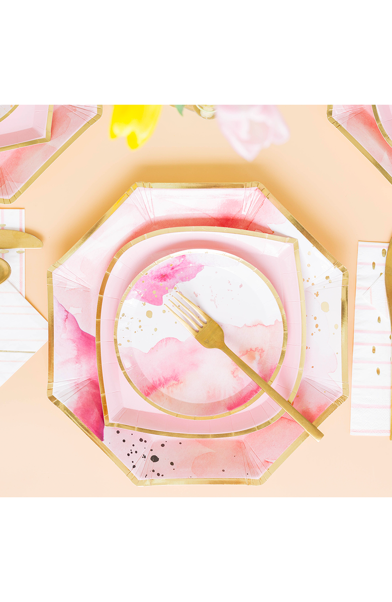 Jollity 
Co Pretty in Pink Charger Plates, Alternate, color, Assorted Pre-Pack