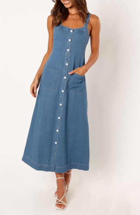 Bettie Denim Midi Dress