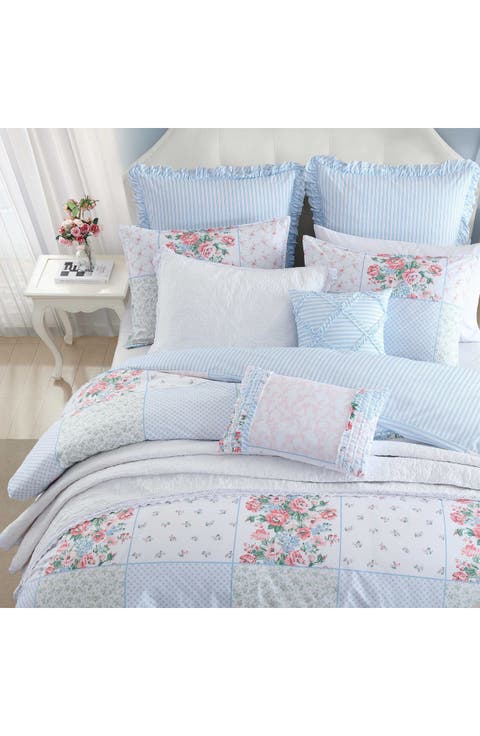 Hope Patchwork 7-Piece Cotton Comforter Set