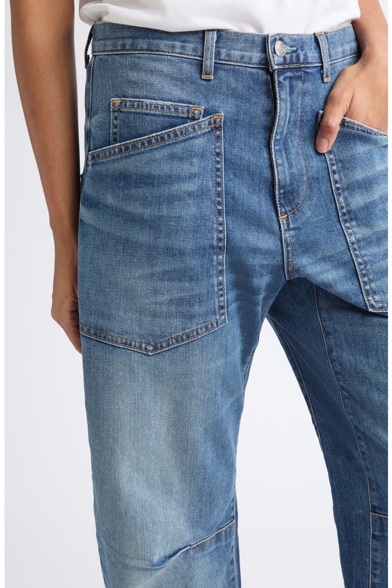 Shon Barrel Jeans, Alternate, color, CIENNA WASH