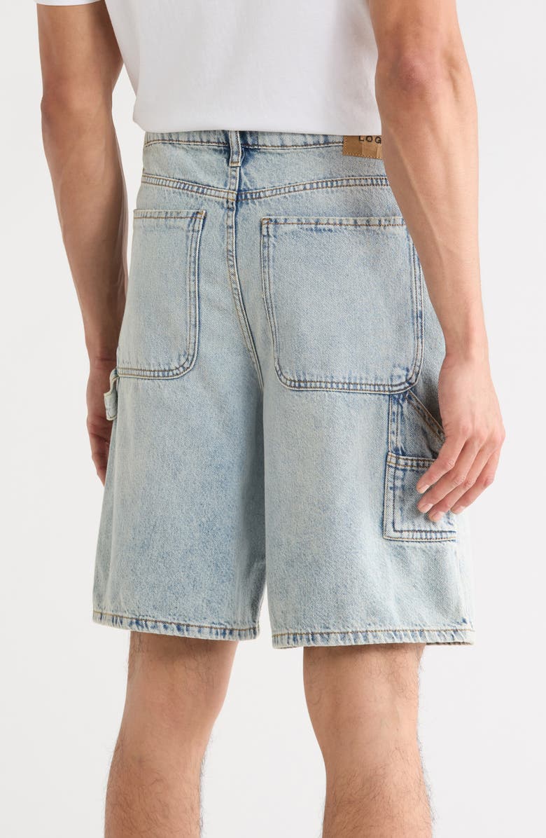 OLIVER LOGAN Carpenter Shorts, Alternate, color, Faded Indigo