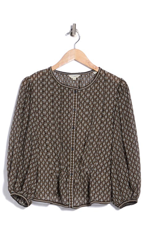 Bubble Sleeve Top