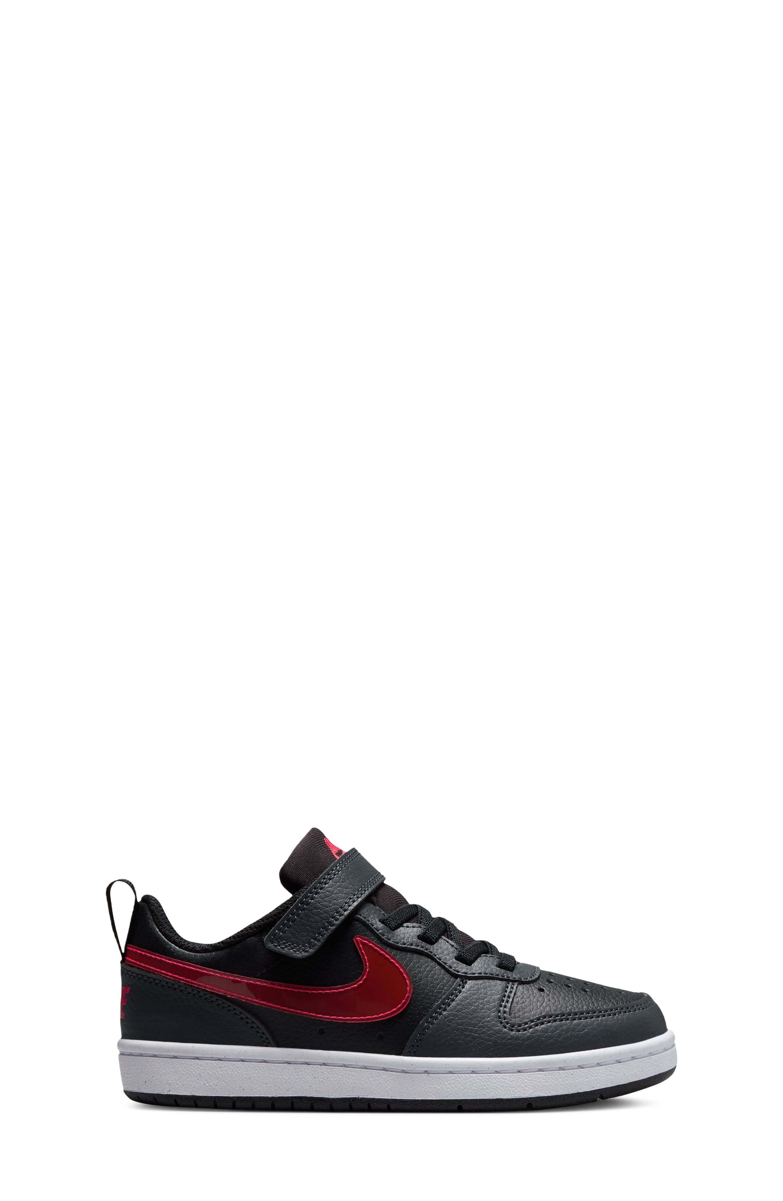 Kids' Court Borough Low Sneaker, Alternate, color, BLACK/ RED/ ANTHRACITE/ WHITE