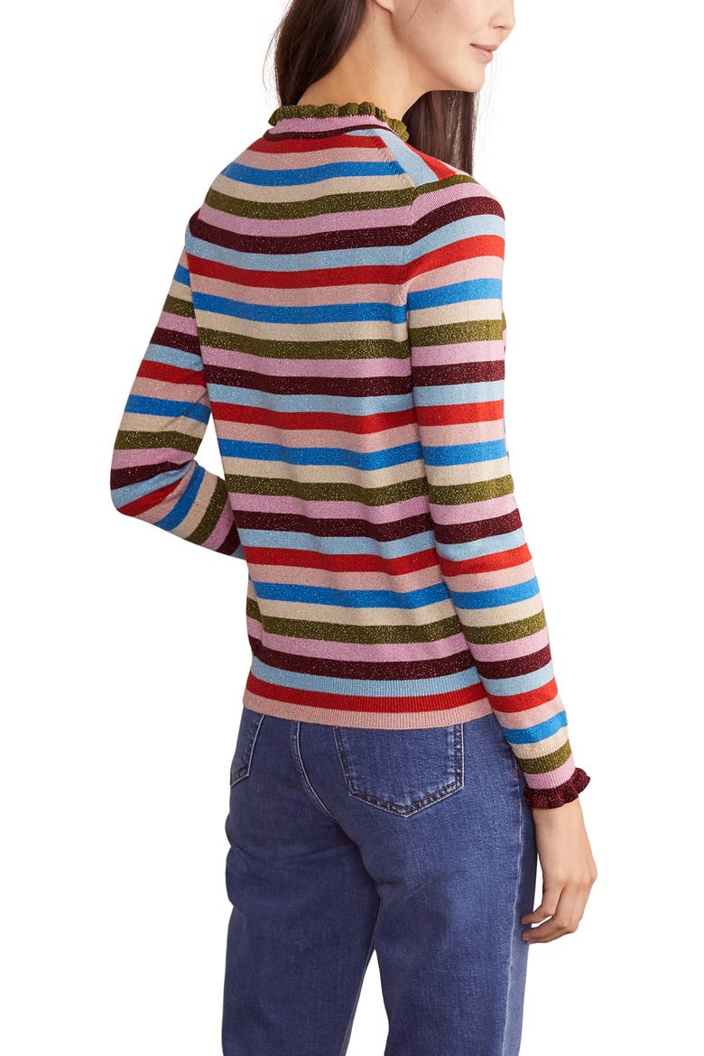 Lara Sparkle Stripe Sweater, Alternate, color, SPARKLE MULTI STRIPE