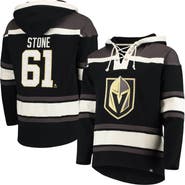 '47 Men's '47 Mark Stone Black Vegas Golden Knights Player Name & Number Lacer Pullover Hoodie