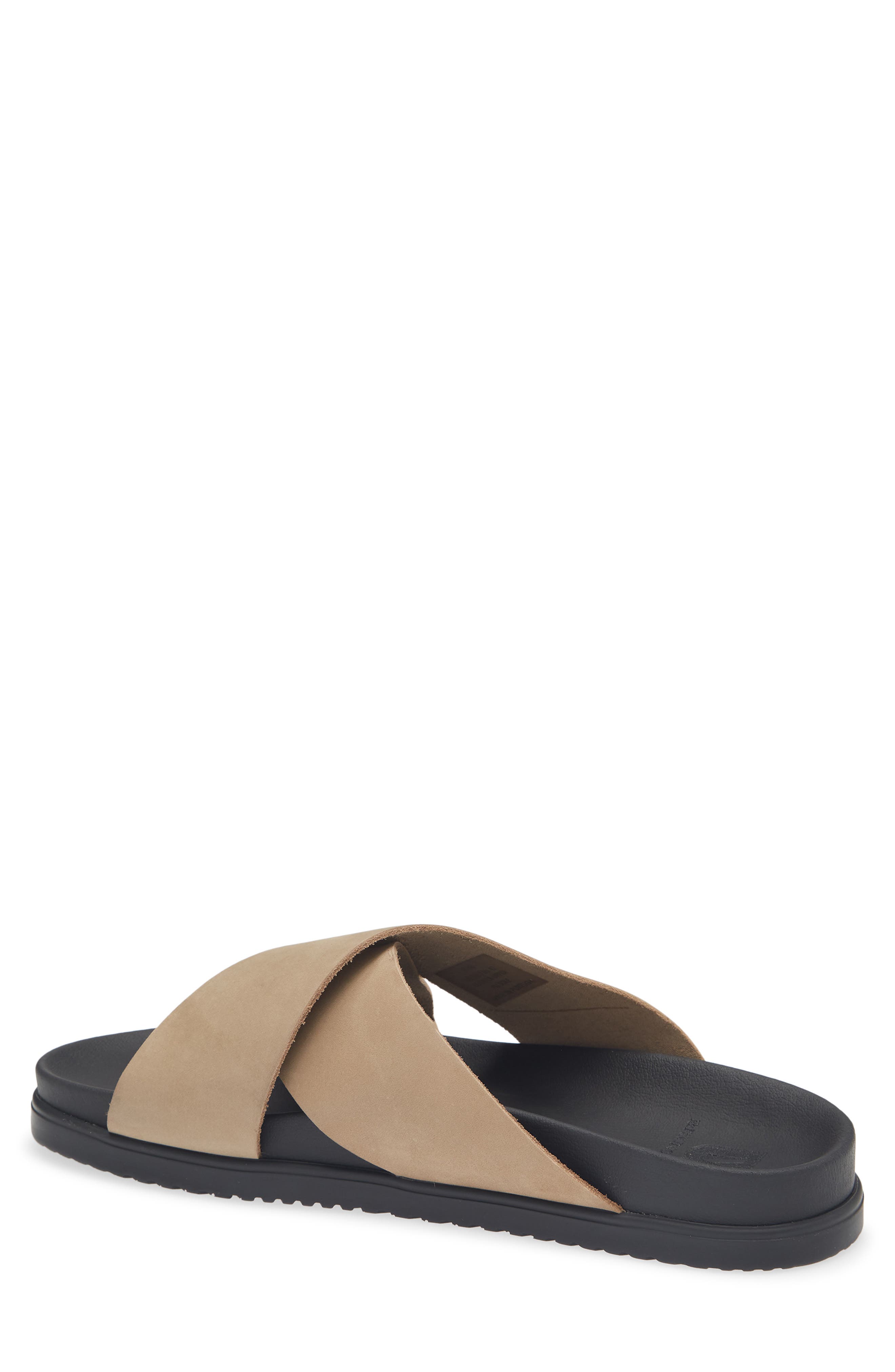 Bruno Magli Beau Slide Sandal, Alternate, color, Sand Nubuck