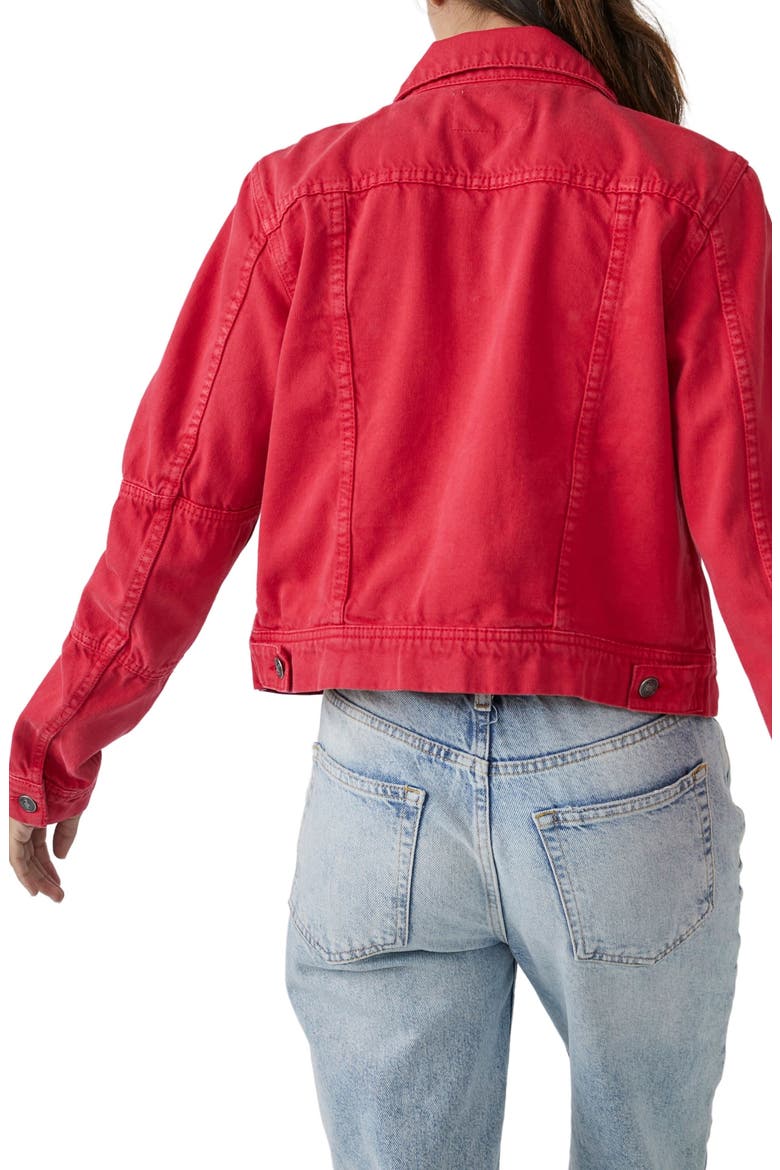 We the Free Rumors Denim Jacket, Alternate, color, STRAWBERRY SPRITZ