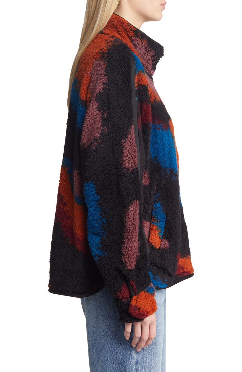 Thread & Supply Patterned High Pile Fleece Jacket, Alternate, color, 