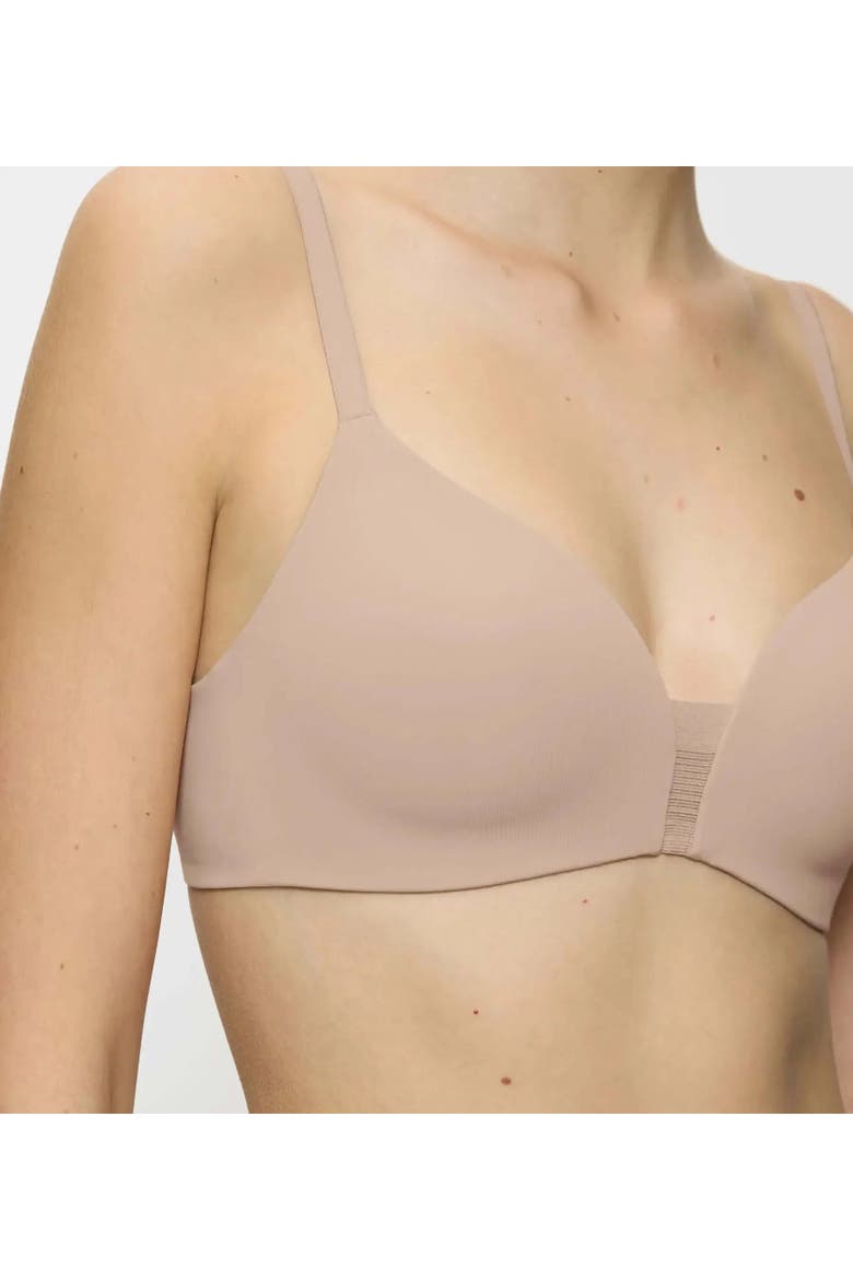 Flex Smart Seamless Wireless Padded Bra, Alternate, color, Rose Brown