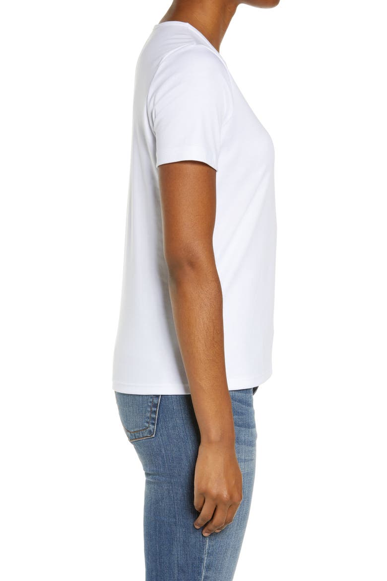 Women's Short Sleeve T-Shirt, Alternate, color, WHITE