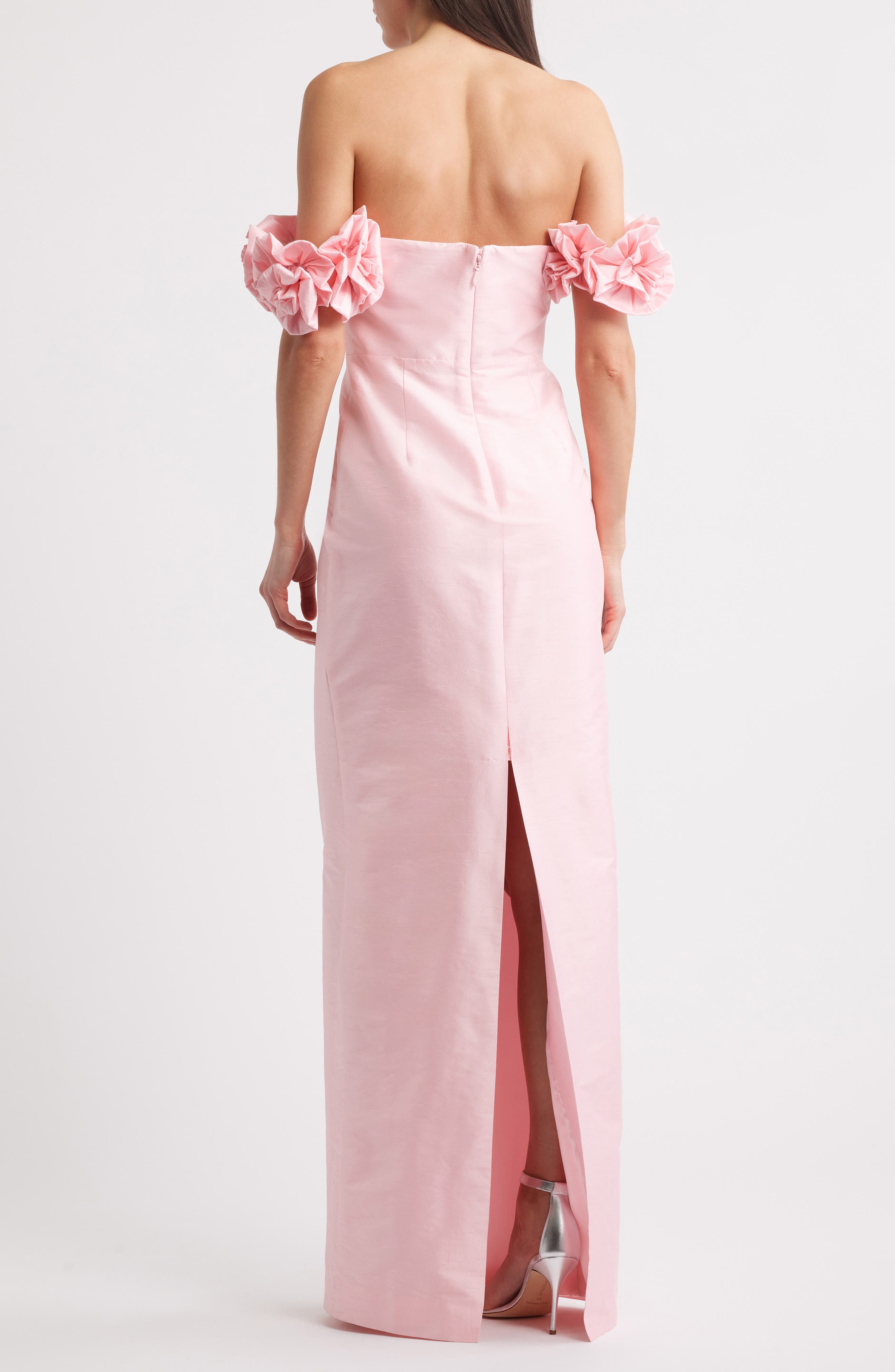 Azi Off the Shoulder Column Gown - image 2