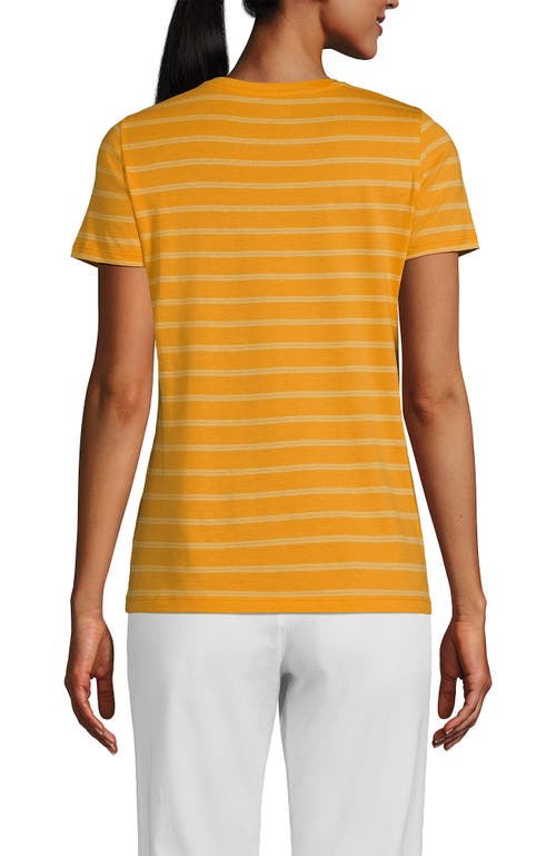 Lands' End Relaxed Supima Cotton T-shirt In Orange