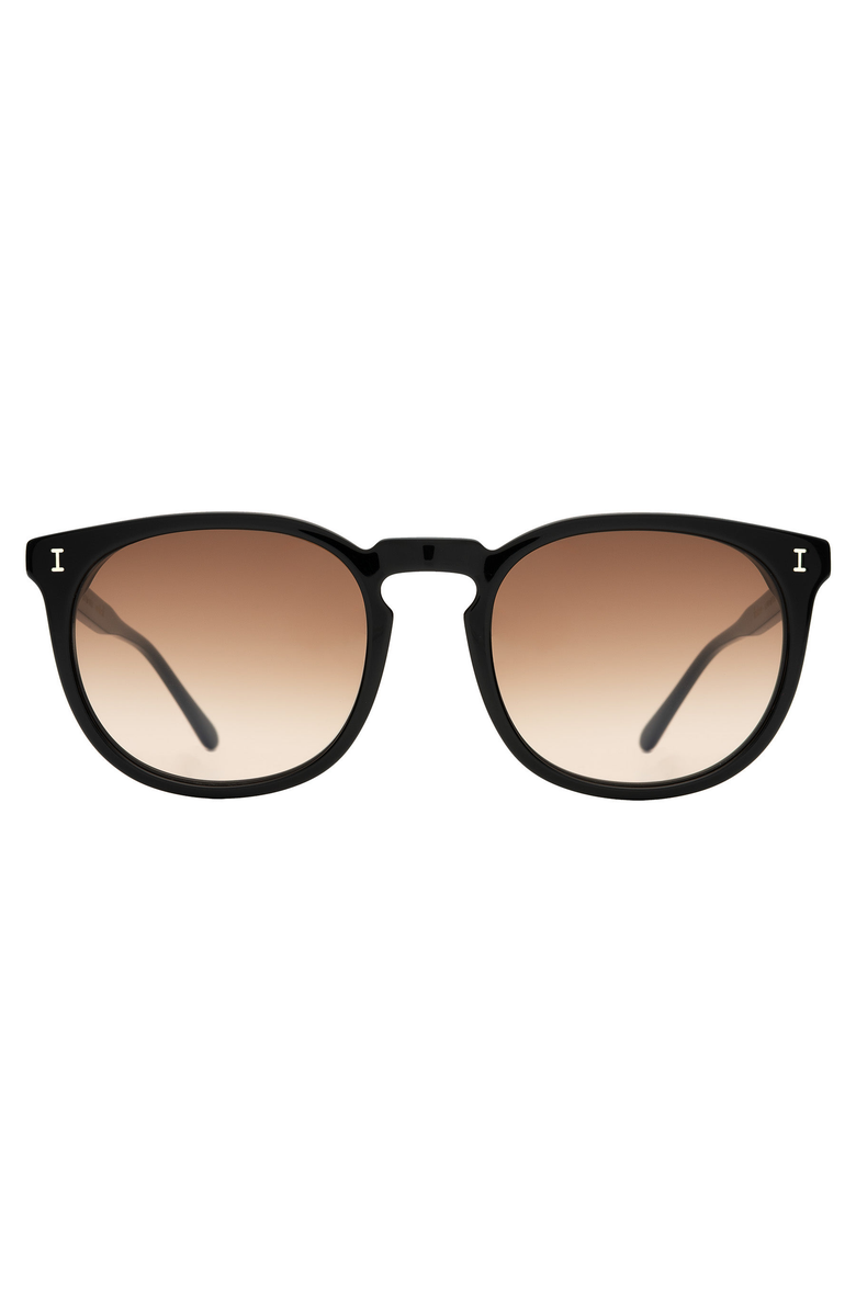Illesteva Eldridge 56 Sunglasses, Main, color, Black / Brown
