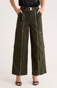 Simkhai Fabiana Belted Cargo Pants