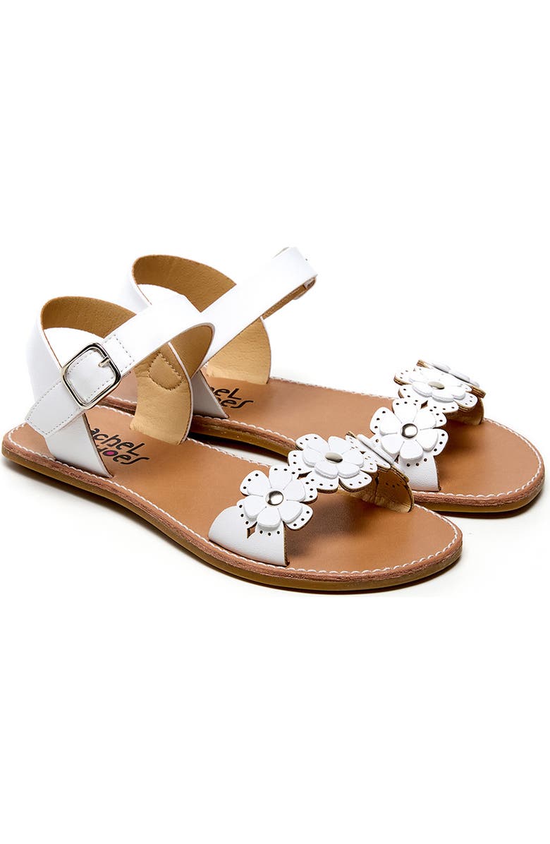 RACHEL SHOES Kids' Flower Sandal, Main, color, White