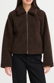 ICHI High Pile Fleece Jacket