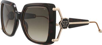 56mm Square Sunglasses