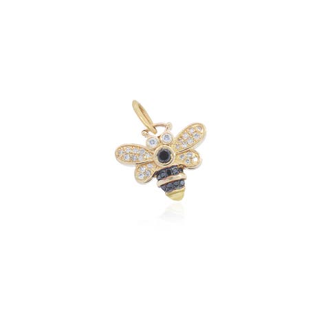 Black Diamond Bee Charm