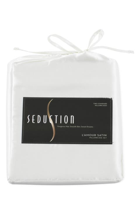 Set of 2 Elegance Satin Pillowcases