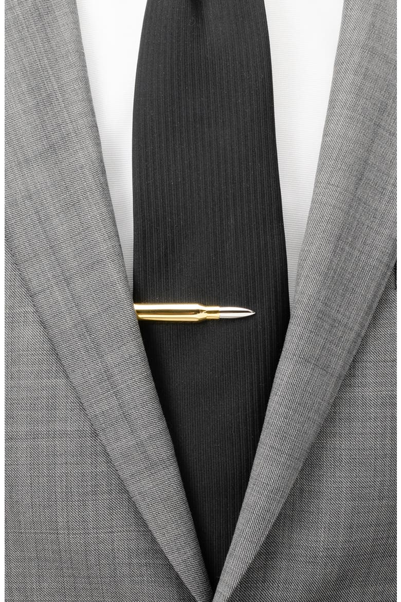 ALTR/EGO .50-Caliber Bullet Tie Clip, Alternate, color, SILVER