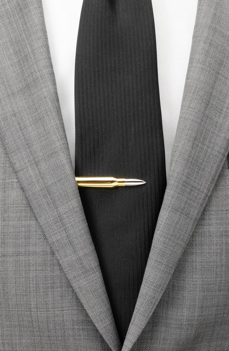 Cufflinks, Inc. ALTR/EGO .50-Caliber Bullet Tie Clip, Alternate, color, Silver
