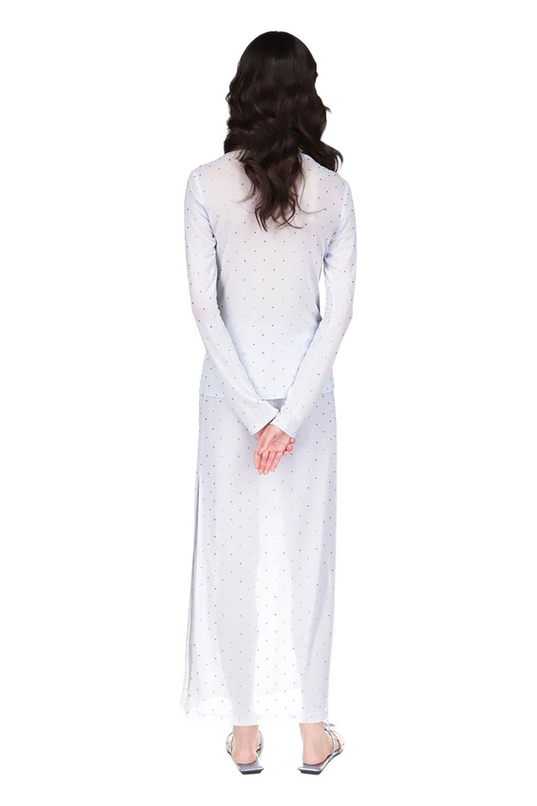 Rhinestone Mesh Skirt, Alternate, color, Powder Blue