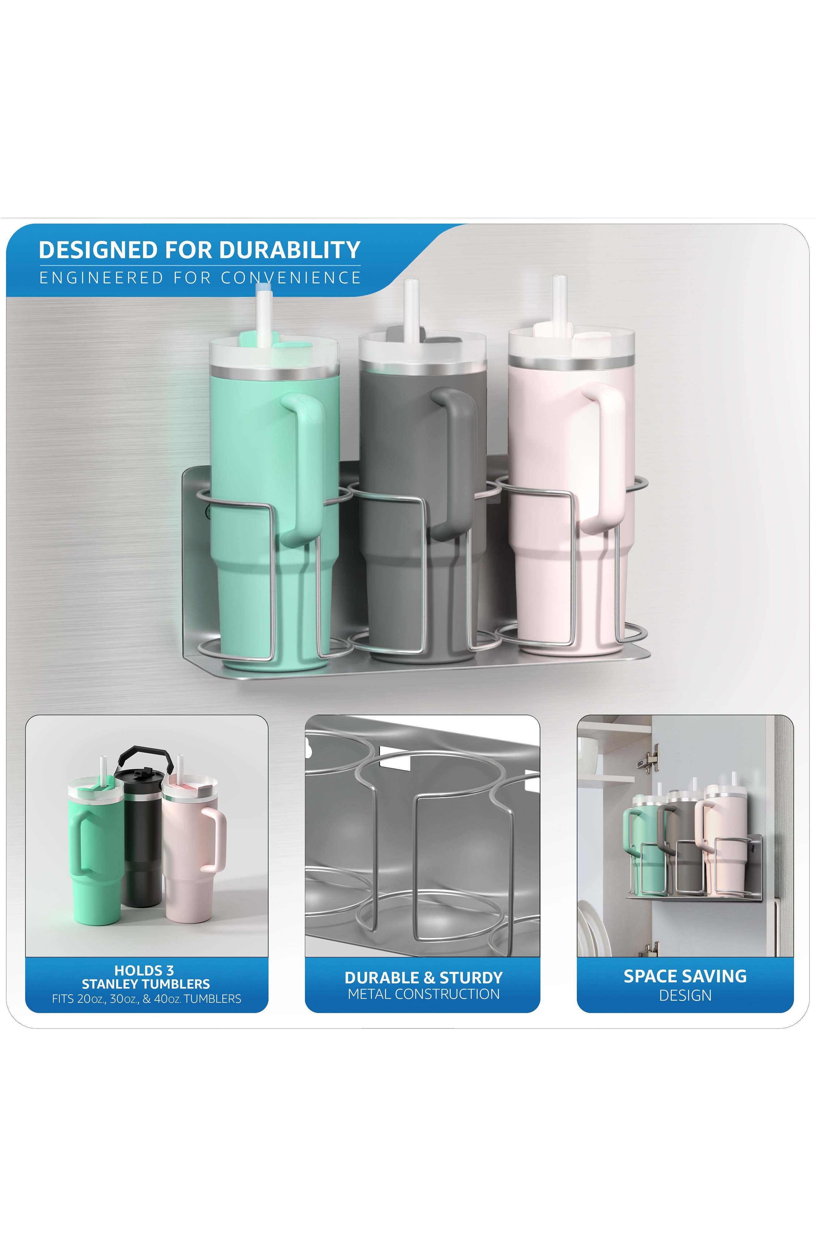 SORBUS Wall Mount Cup Holder Organizer | Nordstromrack