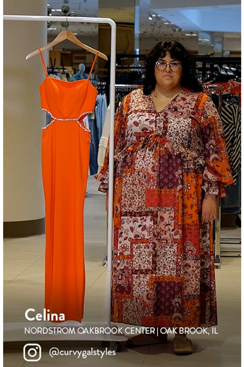 Xscape Side Cutout Scuba Crepe Gown video