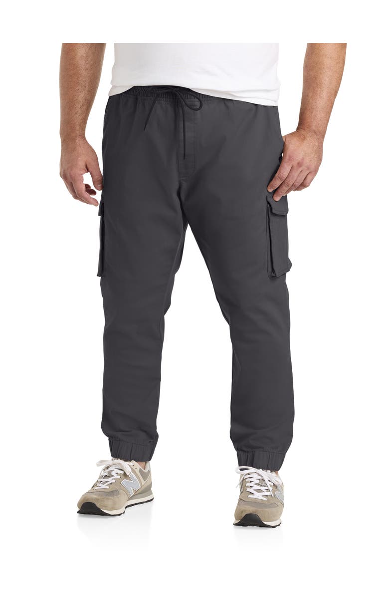 True Nation by DXL Cargo Joggers, Main, color, Obsidian