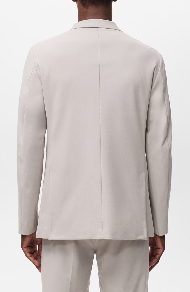 MANGO Zurich Slim Fit Thermolite<sup
®</sup
Suit Jacket, Alternate, color, Beige