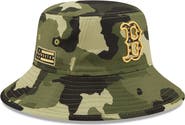 New Era Men's New Era Camo Boston Red Sox 2022 Armed Forces Day Bucket Hat