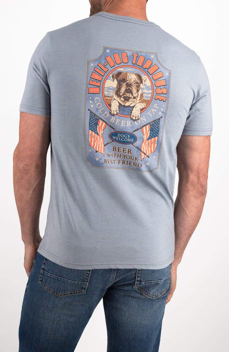 Devil-Dog Dungarees Cotton Blend Graphic T-Shirt, Alternate, color, 