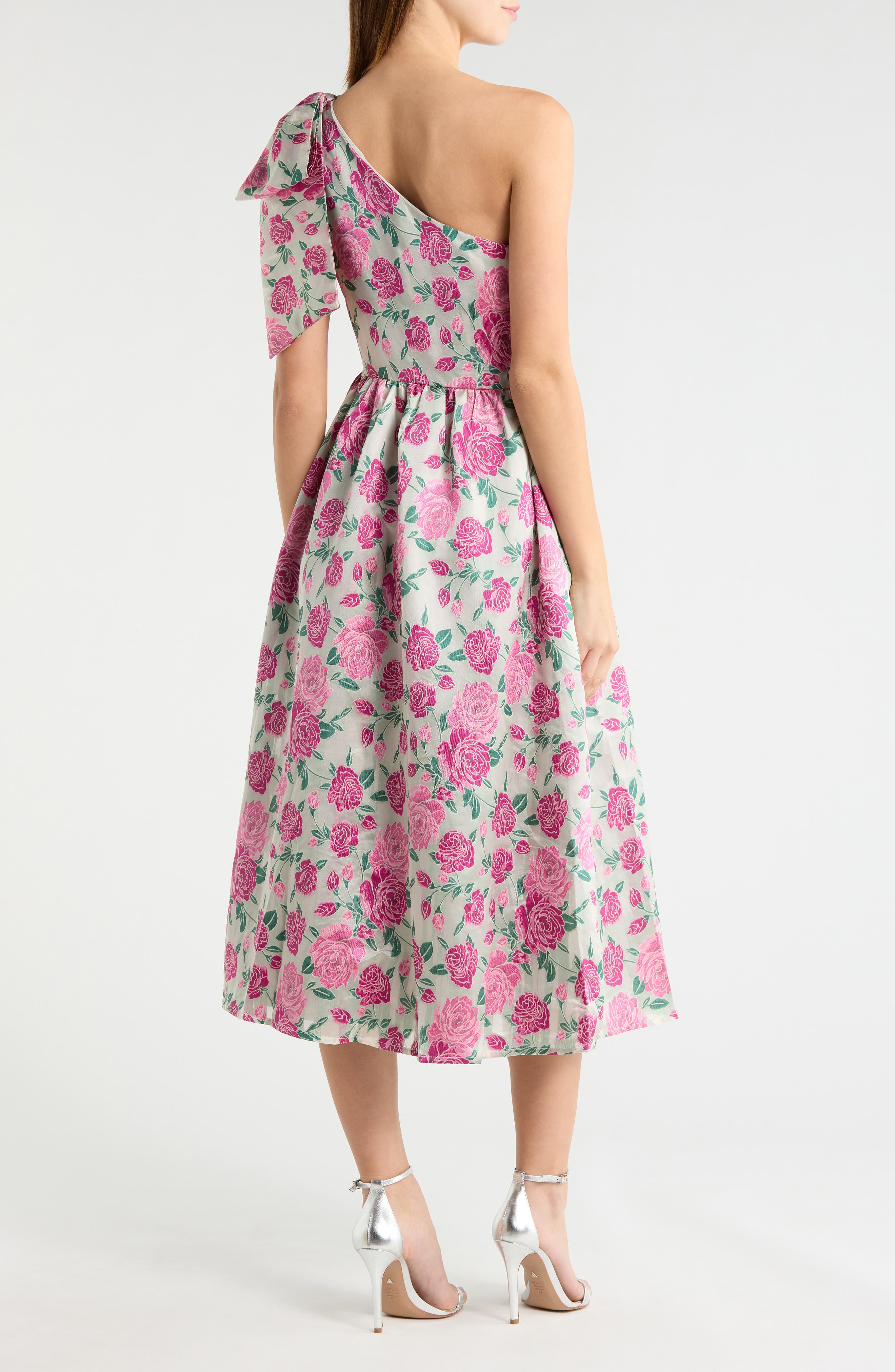 Dionne Floral Jacquard Midi Dress - image 2