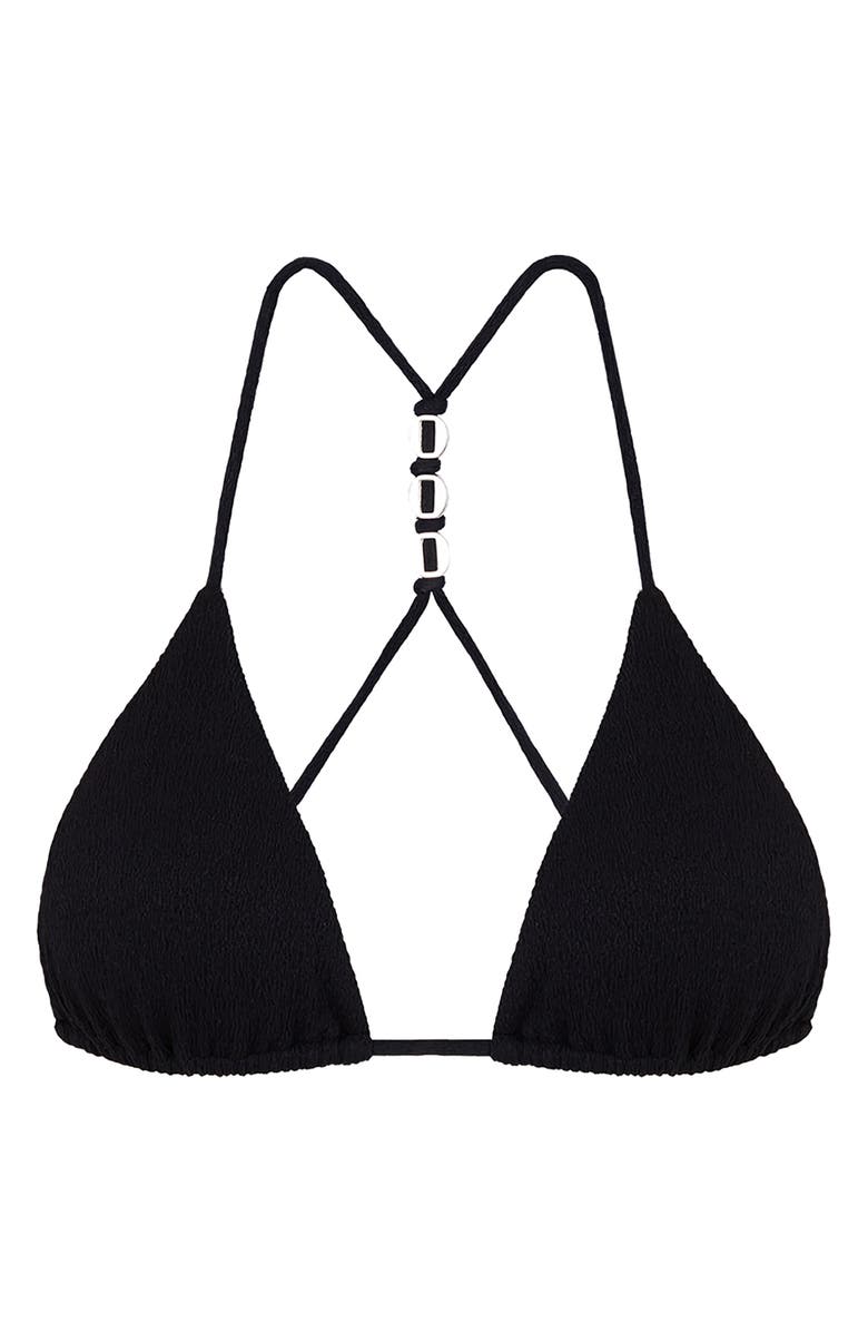 ViX Paula Hermanny Firenze Kori T-Back Bikini Top, Alternate, color, Black