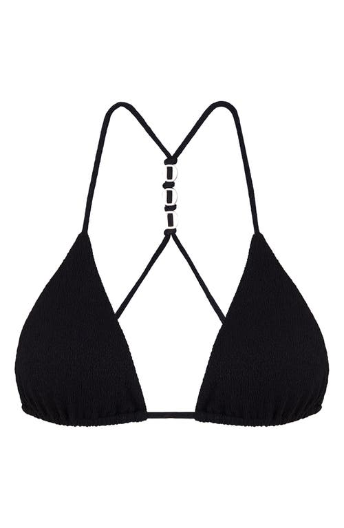 Vix Swimwear Firenze Kori T-back Bikini Top In Black