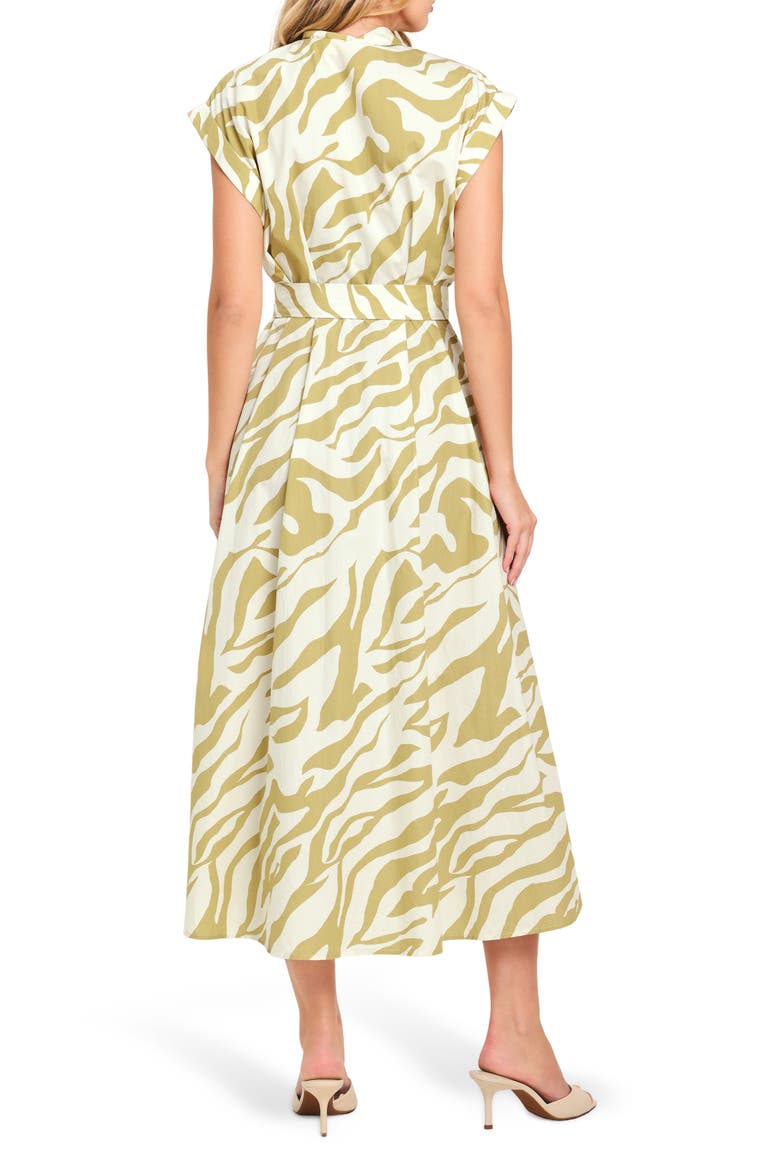 Belted Shirtdress, Alternate, color, IVORY TAUPE