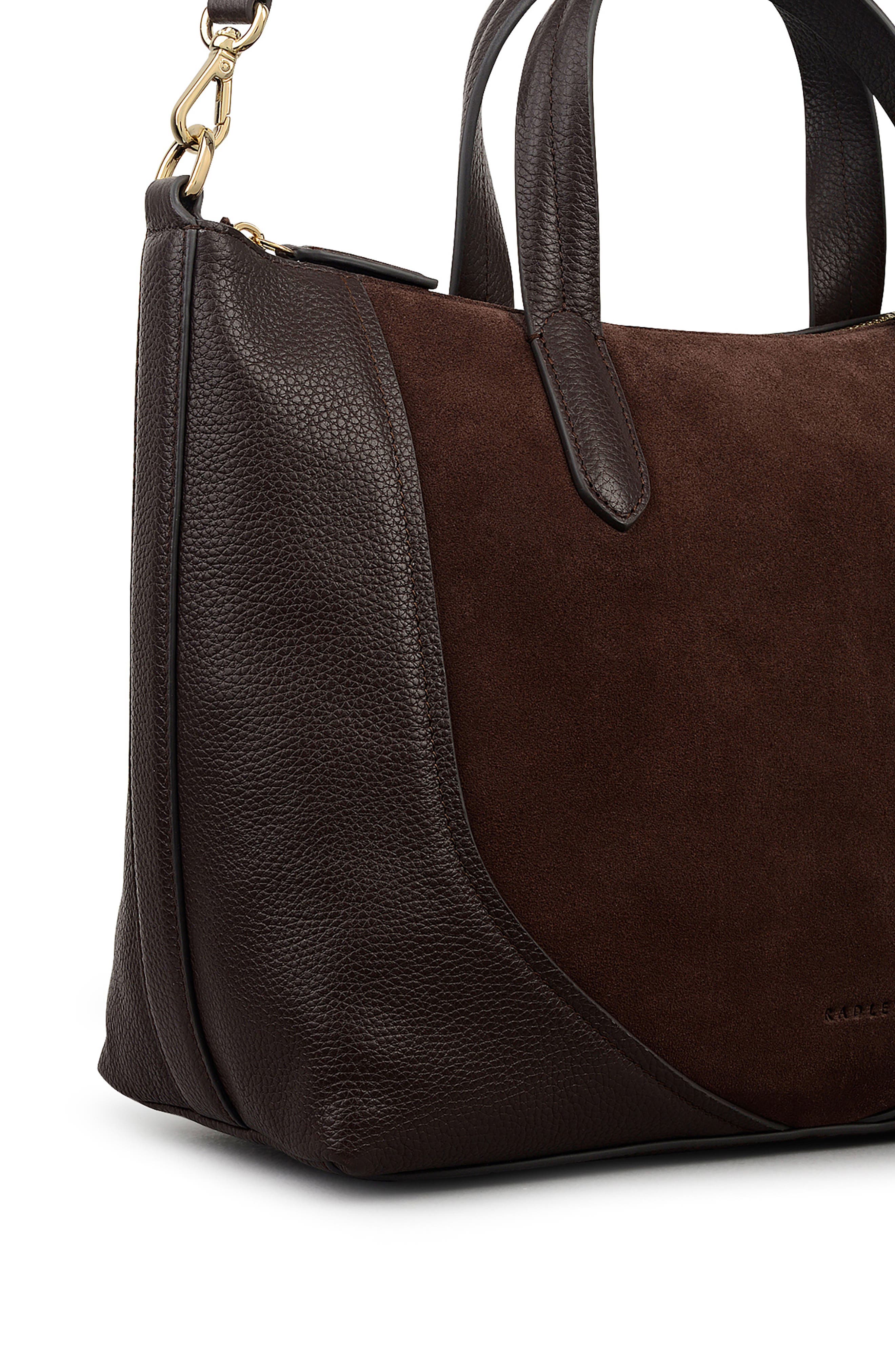 Radley Wood Park Medium Tote Bag, Alternate, color, Dark Oak