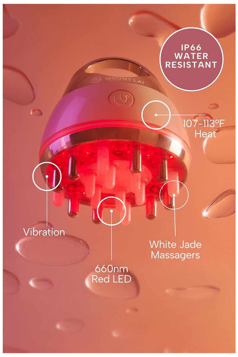 LED Advanced Scalp Massager, Alternate, color, WHITE