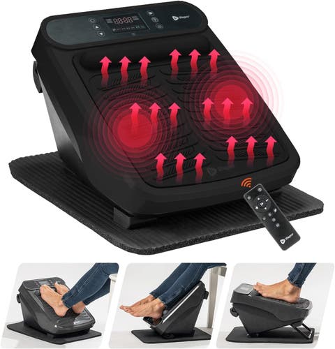 VibraCare Foot Massager for Neuropathy Relaxing Calf and Foot with Heat Option