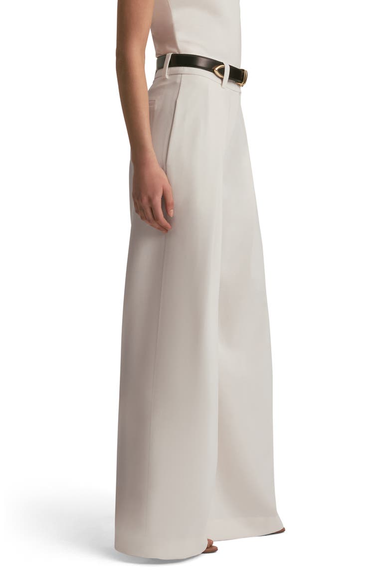 Pleated Wide Leg Pants, Alternate, color, IVORY
