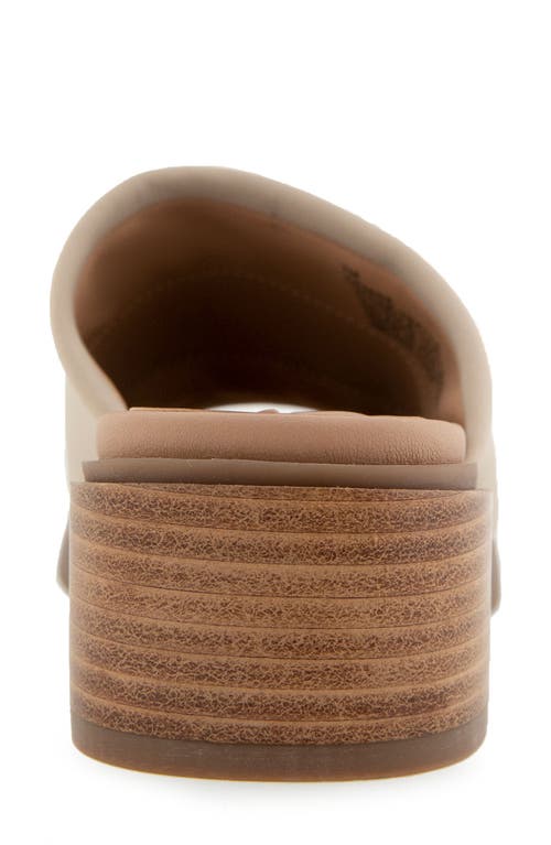 Aerosoles Denise Platform Sandal In Stone Stretch Fabric