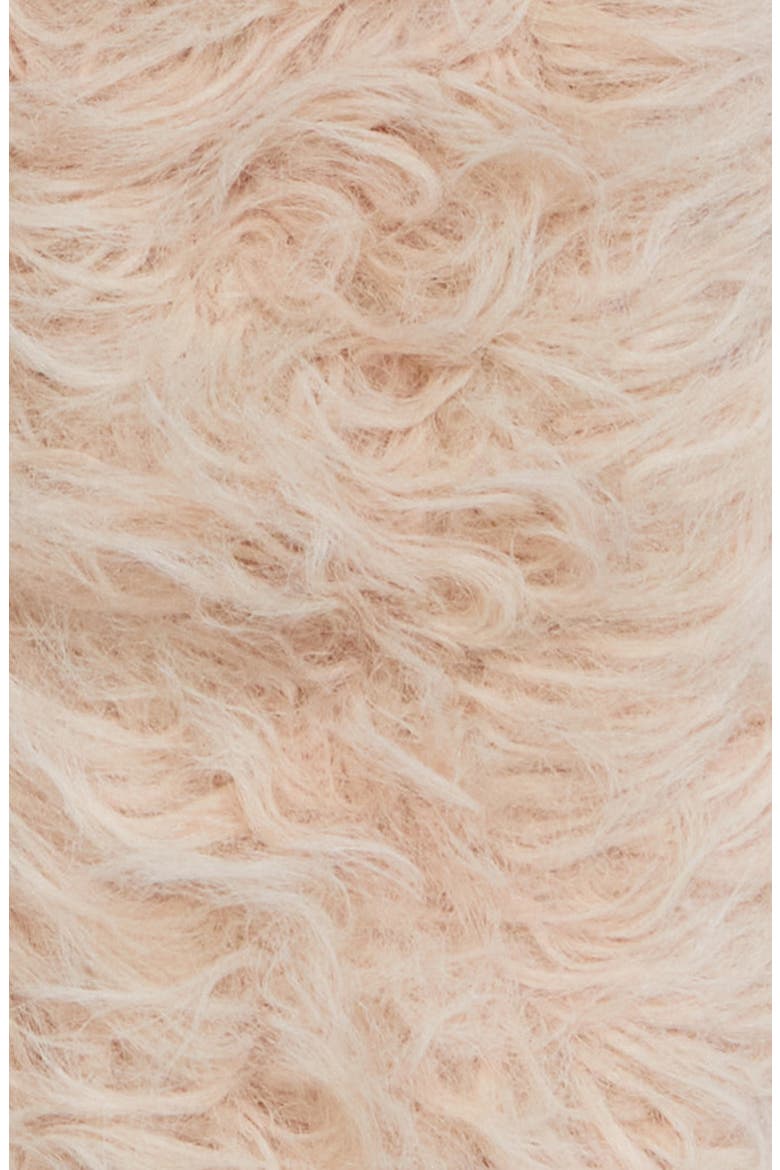 Fluffy Long Mittens, Alternate, color, BEIGE